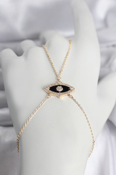 norsary Brass Eye Model Gold Color Zircon Stone Women's Shahmeran