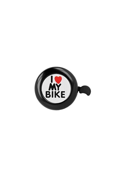 dalip Bike Bell Aluminum, I love my bike, Black, TLF-BBL4741