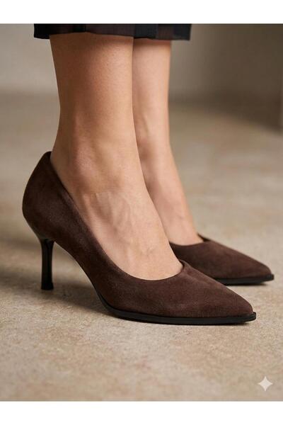 erdal koçyiğit 440 Γυναικεία κλασικά παπούτσια με μυτερή μύτη και λεπτό τακούνι