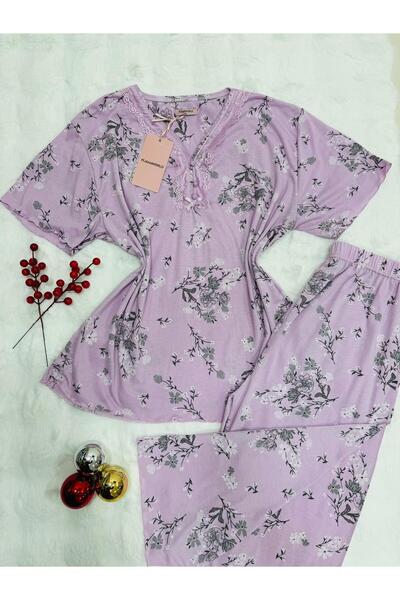 pijamaworld ANNE KAPRİ PİJAMA TAKIM
