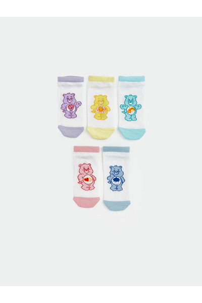 LC Waikiki Λιλά Care Bears Κάλτσες-Μποτάκια για κορίτσια με σχέδια, Συσκευασί...