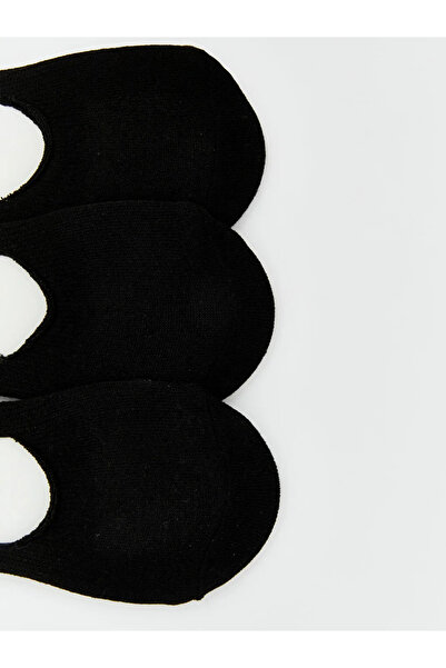 LC Waikiki Μαύρες αντιολισθητικές γυναικείες κάλτσες μπαλαρίνας με τακούνι, σ...