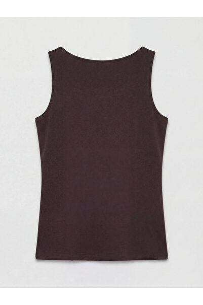 LC Waikiki Καφέ γυναικείο εσώρουχο με λαιμόκοψη U