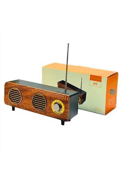 Banadabak Apollo B15 Radyo Ahşap Retro Küçük Boy Bluetooth Bağlantılı 3D 5.0 ...