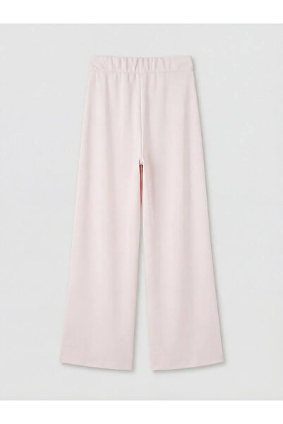 LC Waikiki Ροζ ελαστικό γυναικείο παντελόνι φόρμας με μαλακή υφή