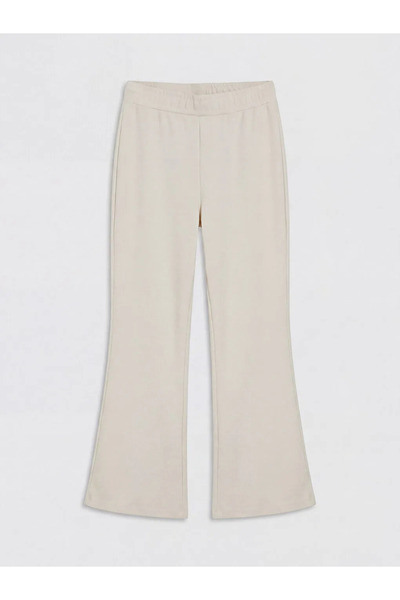 LC Waikiki Μπεζ Ισπανικό Γυναικείο Παντελόνι Φόρμας