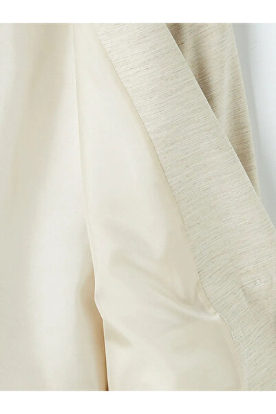 LC Waikiki Γυναικείο μπλέιζερ με μείγμα λινό σε μπεζ χρώμα