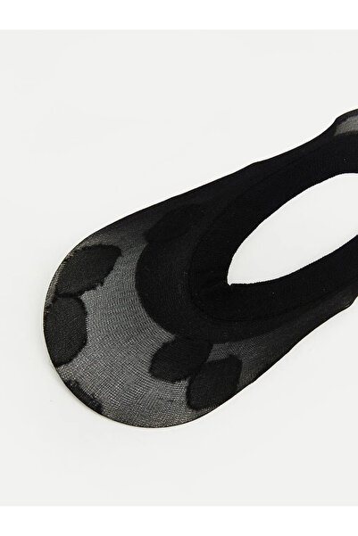 LC Waikiki Γυναικείες κάλτσες μπαλαρίνας με μαύρο σχέδιο