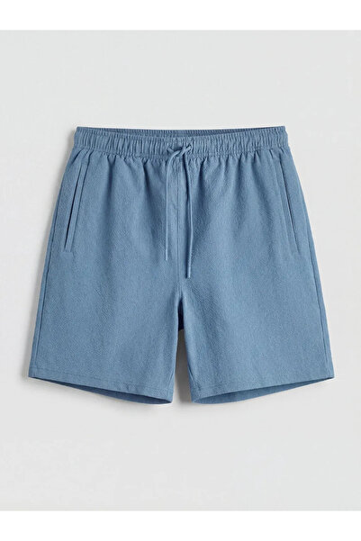 LC Waikiki Μπλε κοντό ανδρικό σορτς κολύμβησης