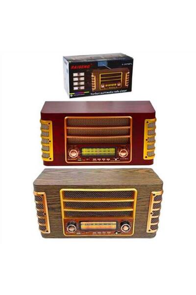 Banadabak Raiseng R-1973Btl Radyo Ahşap Retro Büyük Boy Bluetooth Bağlantılı ...