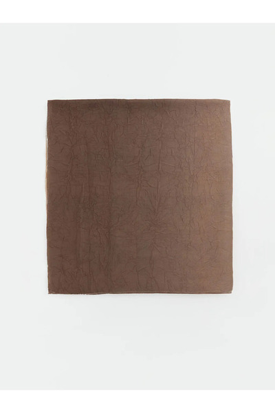 LC Waikiki Γυναικείο σάλι με καφέ σχέδιο