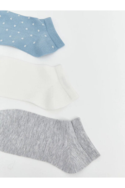 LC Waikiki Γυναικείες κάλτσες με μπλε σχέδια, σετ 5 τεμαχίων