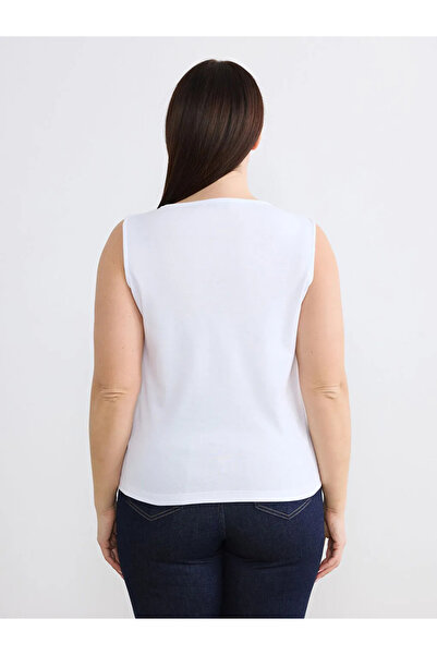 LC Waikiki Γυναικείο εσώρουχο με κέντημα με λευκό λαιμόκοψη