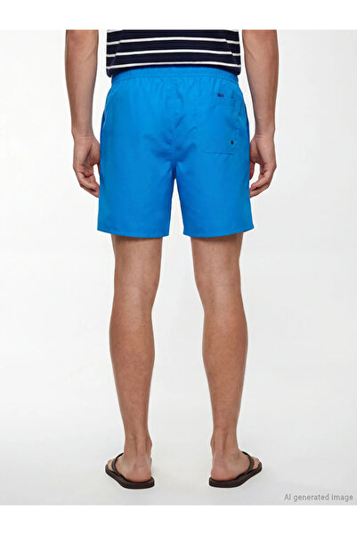 LC Waikiki Μπλε κοντό ανδρικό σορτς κολύμβησης