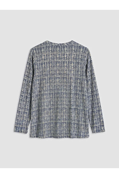 LC Waikiki Μπλούζα με μπλε γιακά Με σχέδιο