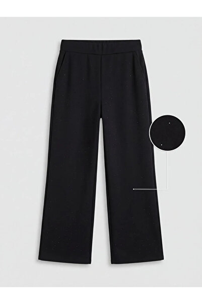 LC Waikiki Γυναικείο Φούτερ Μαλακής Υφής Black Stone