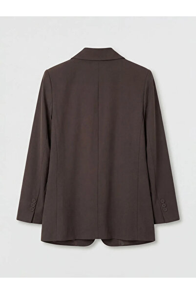 LC Waikiki Καφέ γυναικείο μπουφάν Blazer