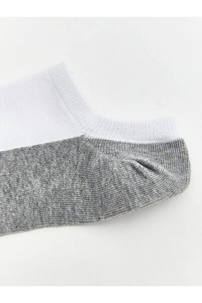 LC Waikiki Λευκές ανδρικές κάλτσες αθλητικών παπουτσιών Color Block, Πακέτο 5...