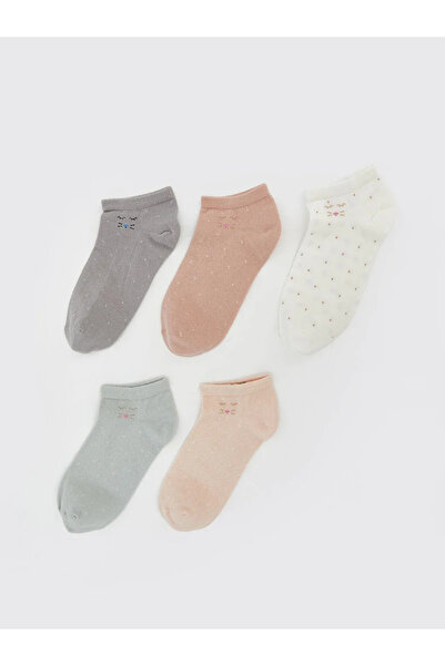 LC Waikiki Γυναικεία μποτάκια με λιλά κάλτσες 5 τεμαχίων