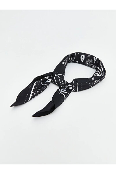 LC Waikiki Γυναικεία μπαντάνα με μαύρο σχέδιο