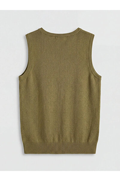 LC Waikiki Πράσινο γυναικείο πλεκτό εσώρουχο με λαιμόκοψη U