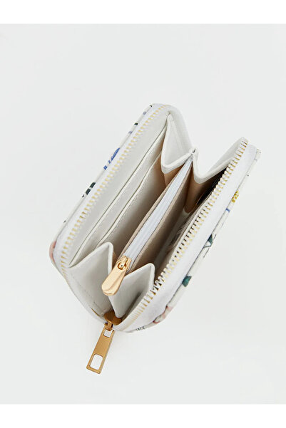 LC Waikiki Γυναικείο πορτοφόλι White Leather Look