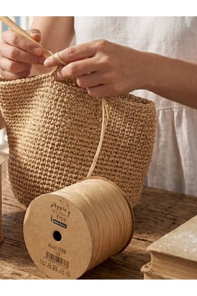 Dantelux 100 Gr. Raffia naturală moale - Bej