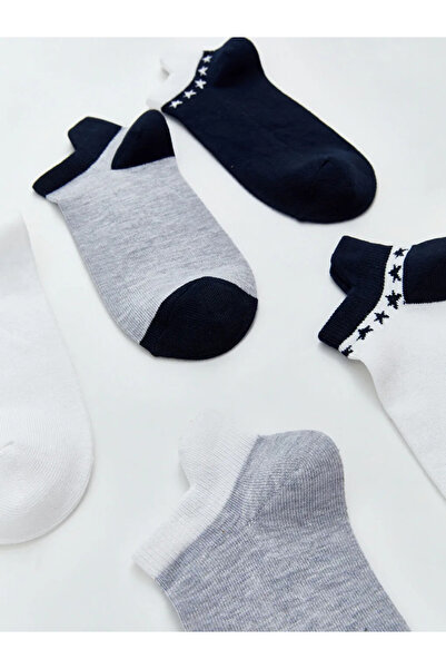 LC Waikiki Μικτές κάλτσες-μποτάκια για αγόρια με στάμπα, σετ 5 τεμαχίων