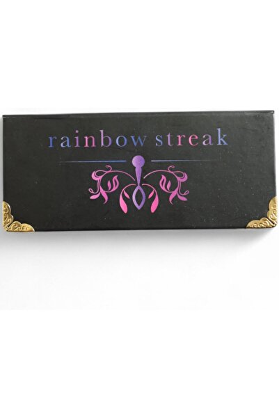 Fashonara Rainbow Streak Faux Mink Eyelashes – Natural, Wispy & Reusable Daily Wear Lashes (DR 18)