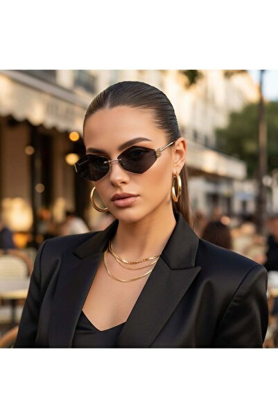 Tress Fashion Ochelari de soare dama - negru UV400 - 2020A