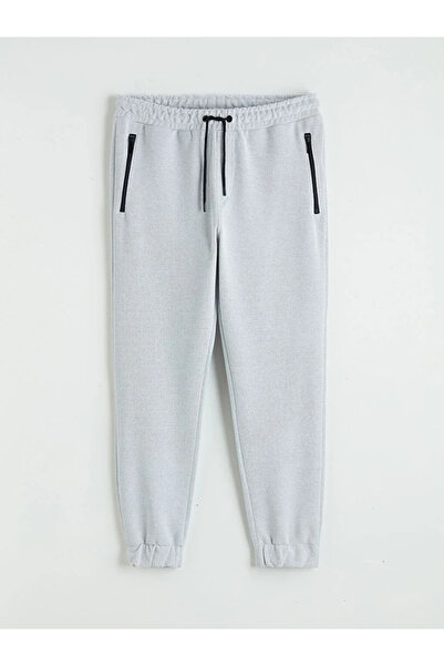 LC Waikiki Γκρι ανδρικό παντελόνι φόρμας Standard Fit