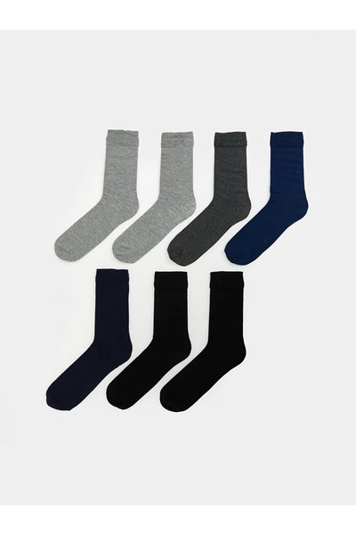 LC Waikiki Ανδρικές κάλτσες Anthracite, συσκευασία 7 τεμαχίων