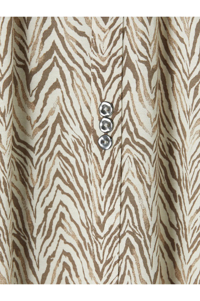 LC Waikiki Μπλούζα με σχέδιο καφέ με λαιμόκοψη