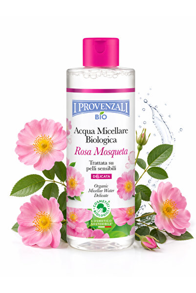 I Provenzali Βιολογικό Μικυλλιακό Νερό Ρόζα Μοσκέτα 400 ml για ευαίσθητες επι...