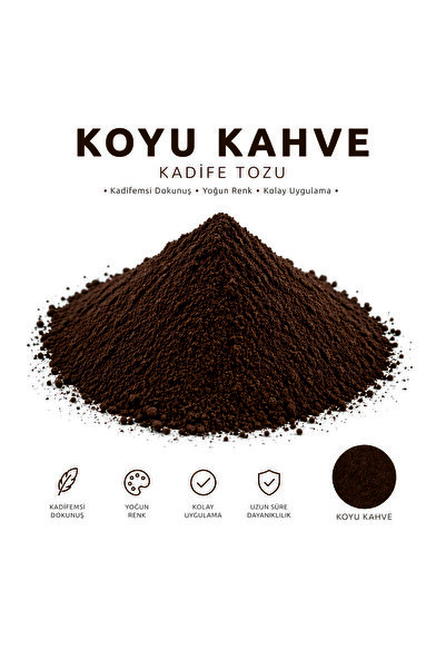 STENCİLTASARIM Stencil Tasarım Koyu Kahve Kadife Tozu, Velvet Powder 20 gr (2...