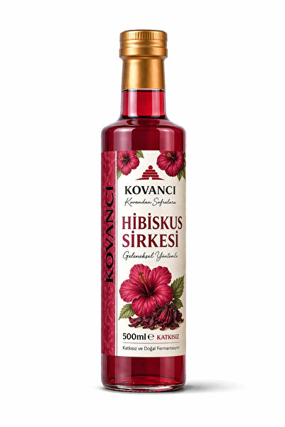 Hibiskus Sirkesi 500 ml-Doğal Fermente Katkısız