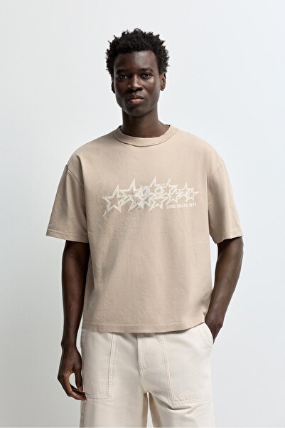 LEFTIES Baskılı t-shirt