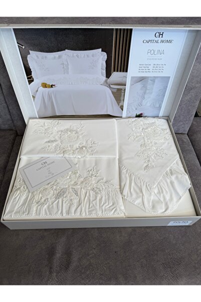Capital Home Firfirli Sequined Bedding Set 6 Pieces