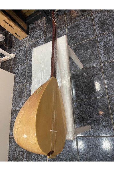 İlke Bağlama Uzunsap Akçaağaç 40cm (Kalın kılıf , takım tel hediyeli )