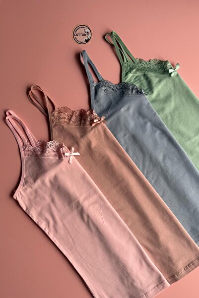 VicTroy Δαντελωτό |   Γυναικείο εσώρουχο με λαιμόκοψη V και 4 τεμάχια βαμβακε...