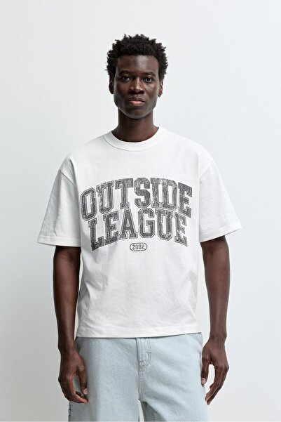LEFTIES Baskılı t-shirt