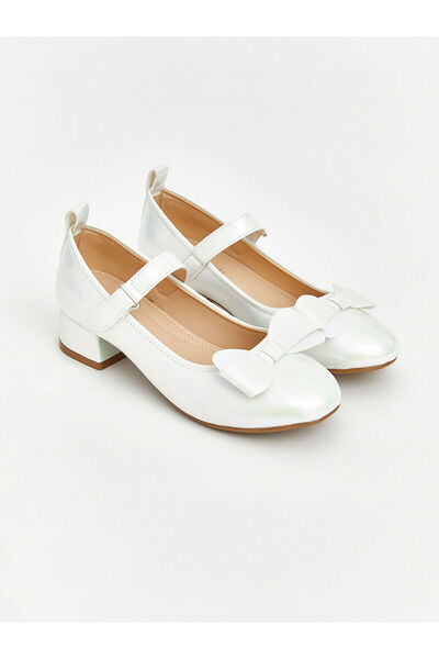 LC Waikiki Lcw Steps Ecru Girls' Ballet Flats with Nevavm Difference