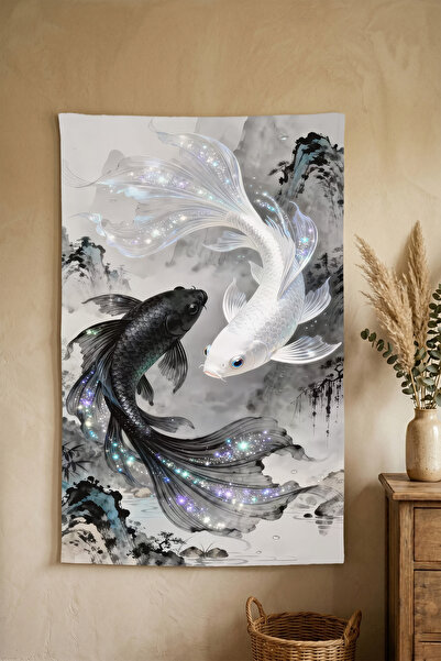 THEMODERNHANE Ύφασμα με μοντέρνο σχέδιο για τοίχο Αισθητική διακόσμηση κρεβατ...