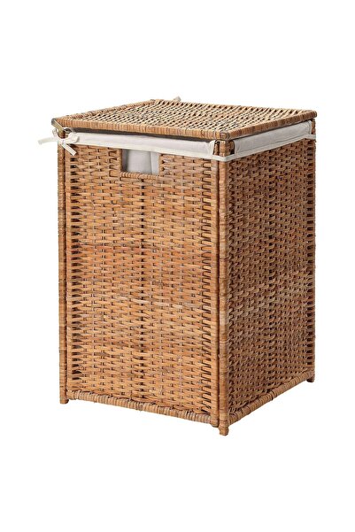 IKEA çamaşır sepeti,el yapımı rattan, 80 lt