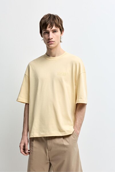 LEFTIES Oversize detaylı t-shirt