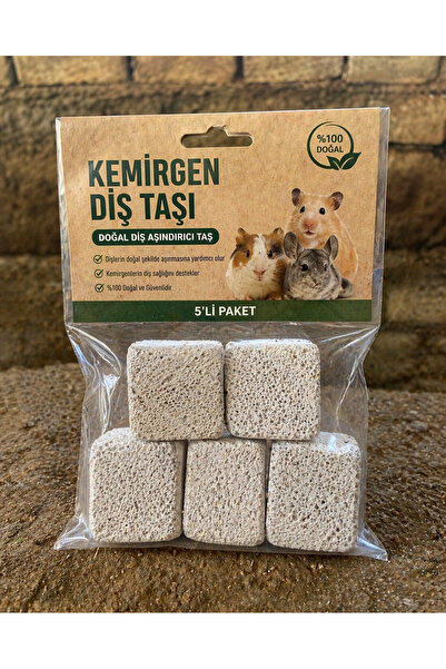 Kemirgen diş taşı 5 li kalsiyum mineral taşı