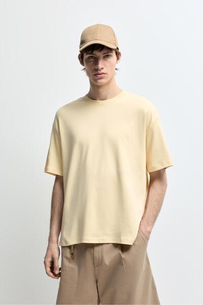 LEFTIES Baskılı interlok t-shirt