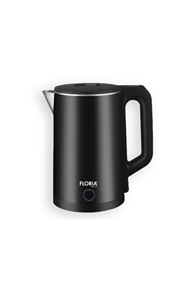 Floria ZLN4919 Fierbător electric negru, putere 1500W, capacitate 2 L, indica...