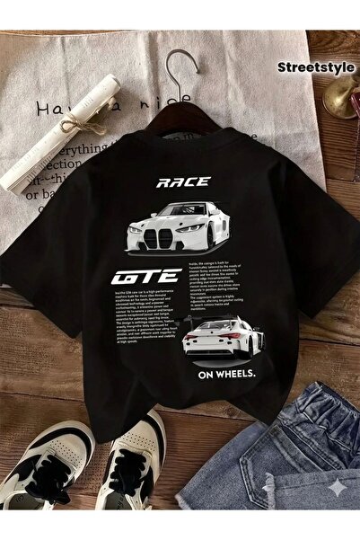 LELVANİ ERKEK RACE GTE SPOR ARABA BASKILI TSHIRT