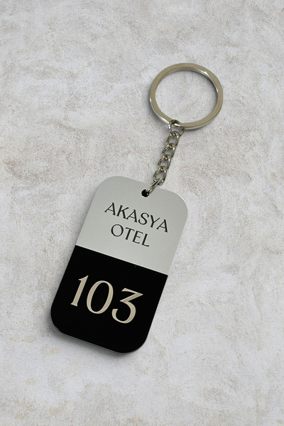 HediyeHanesi Anahtarlık, Kişiselleştirilebilir, Otel, Pansiyon, Yurt, Butik O...